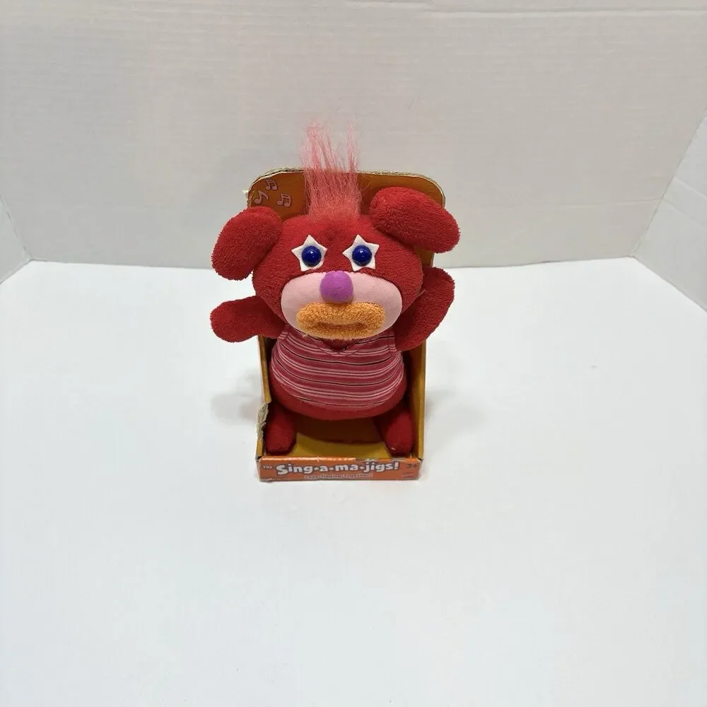 Red Plush The Sing-a-ma-jigs! Love Singing Together Mattel (2010) NOS